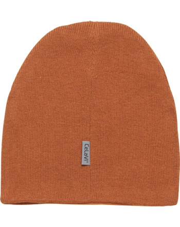 CeLaVi Knitted hat Beanie lined amber brown