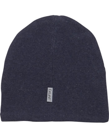 CeLaVi Knitted hat Beanie lined navy