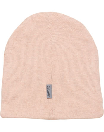 CeLaVi Knitted hat Beanie lined peach whip