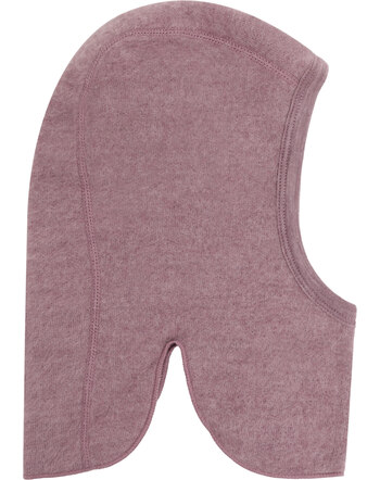 Celavi Wollfleece-Schlupfmütze aus 100 % Merinowolle - Grape Shake