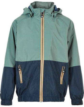 Color Kids Boys jacket with hood colorblock dark ivy 740532-9015 