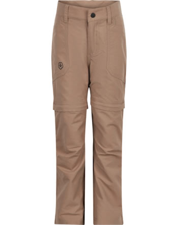 Color Kids Functional trousers with zip-off legs tabacco brown