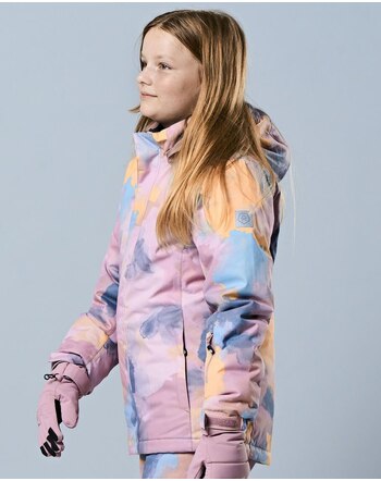 Color Kids Ski-Jacke mit Farbverläufen - Woodrose