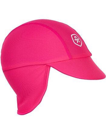 Color Kids Sonnenhut mit LSF 60 und Nackenschutz - Pink Yarrow
