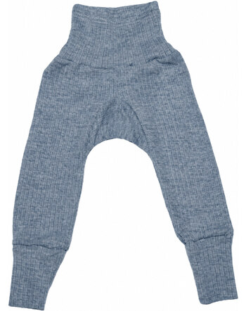 Cosilana Baby-Bundhose aus Baumwolle/Merinowolle/Seide - Marine