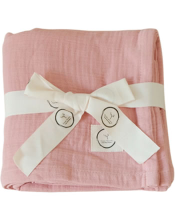 Cosy Roots Organic Muslin Swaddle vegan GOTS dusty rose 750