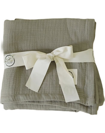 Cosy Roots Organic Muslin Swaddle vegan GOTS khaki 750