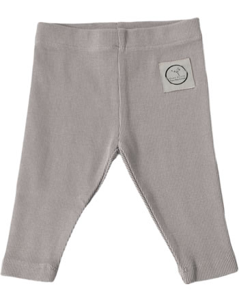 Cosy Roots Organic Rib Leggins Vegan GOTS grey 10
