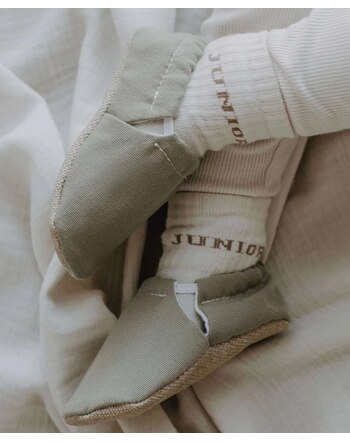 Cosy Roots vegane-Schühchen - Khaki 