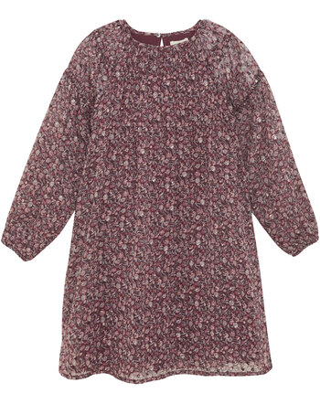 Creamie Kleid mit Blumenmuster - Vineyard Wine