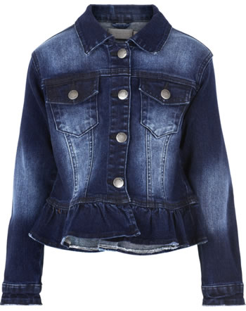Creamie Mädchen Jeans-Jacke mit Rüschen dark denim 821899-1893