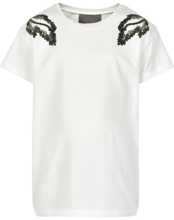 Creamie Mädchen-Shirt mit Pailletten Kurzarm cloud