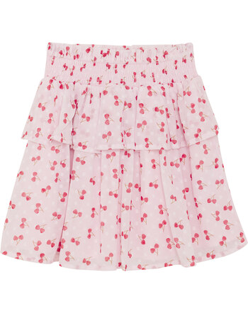 Creamie Tüll-Rock mit Kirschen - Rose Pink