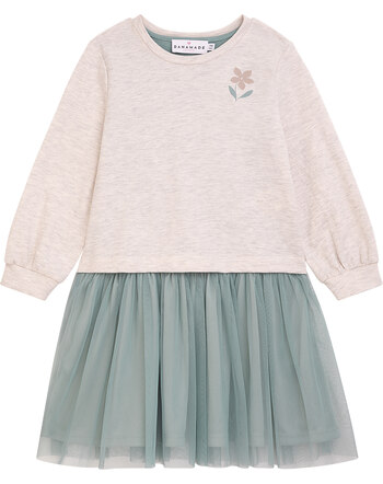 Danamade Kleid-Sweatshirt-Set 'Delise' mit Prints und Paillettendetails - Ice Blue