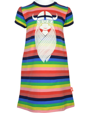 Danefae Dress short sleeve ORGANIC MOON DRESS FREJA prism
