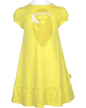 Danefae Kinder-Kleid Kurzarm VESTERBRO LILMISSLO bright yellow 10323-3525