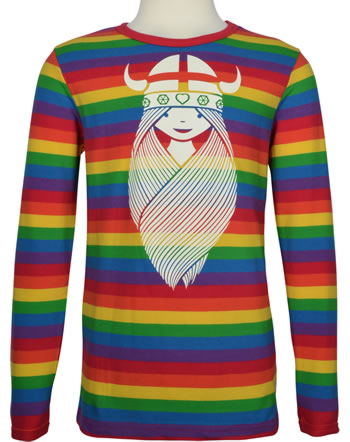 Danefae Kinder-T-Shirt Langarm NORTHPOLE TEE X FREJA rainbow