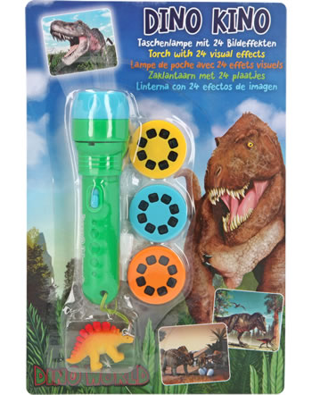 DINO WORLD Torch with 24 visual effects green