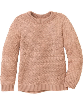 Disana Aran-Pullover wool GOTS rosé 3115 315
