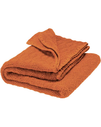 Disana Baby Wool Blanket 100x80 cm GOTS orange 5111 771 001