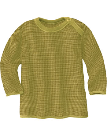 Disana Pullover melange wool GOTS curry-gold 3111978