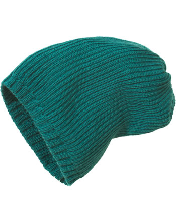 Disana Merino wool knitted hat pacific