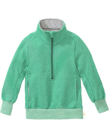 Disana Half-Zip Sweater GOTS mint 3151 515