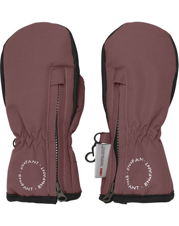 En Fant Fäustlinge mit Reißverschluss - Rose Taupe