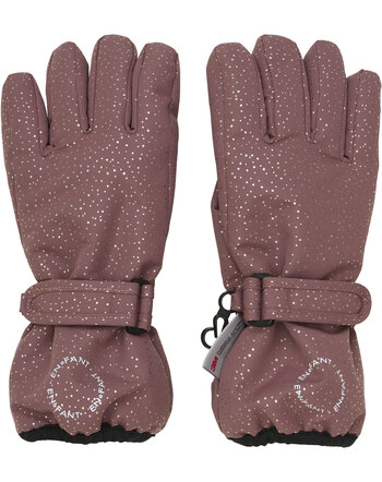 En Fant Fingerhandschuhe mit Glitzer - Frosted Almond