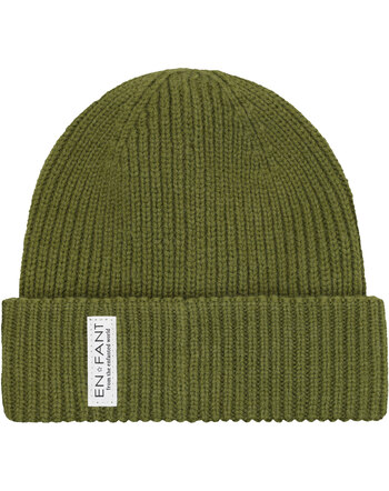 En Fant Strick-Mütze/Beanie mit Umschlag und Baumwollfutter - Mayflower
