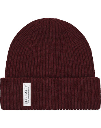 En Fant Strick-Mütze/Beanie mit Umschlag und Baumwollfutter - Port Royale