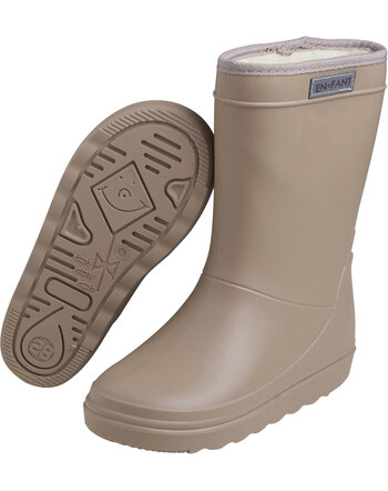 En Fant Thermo-Boots/Gummistiefel mit Woll-Futter - Portabella