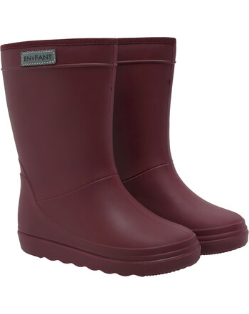 En Fant Thermo-Boots 'Long' gefütterte Gummistiefel mit Wollfutter - Port Royale