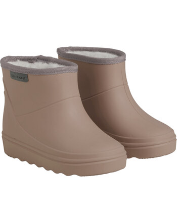 En Fant Thermo-Boots 'Short' gefütterte Gummistiefel mit Wollfutter - Portabella