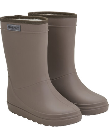 En Fant Thermo-Gummistiefel mit Wollfutter - Pine Bark