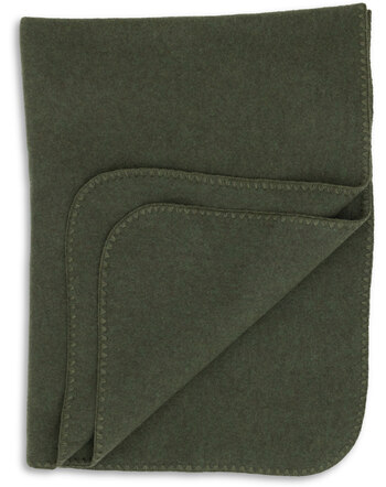 Engel Baby-Decke aus Wollfleece 100 x 80 cm - Schilf Melange