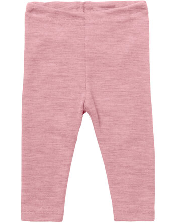 Engel Baby-Leggings aus 100% Schurwollle - Rosenholz Mélange