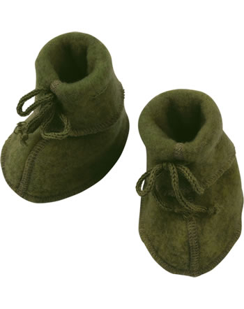 Baby shoes with lacing fleece IVN BEST reed melange