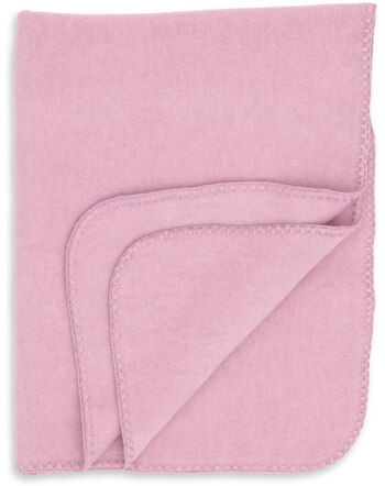 Engel Fleece-Baby-Decke Muschelkante IVN-BEST - Rosenholz Melange