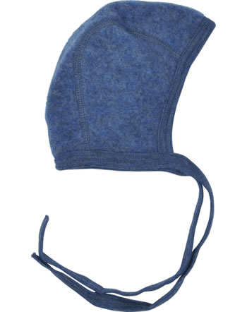 Engel Fleece bonnet de laine IVN-BEST blue melange