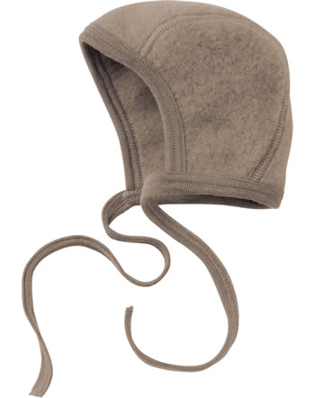 Engel Fleece bonnet de laine IVN-BEST walnut melange 575550-075