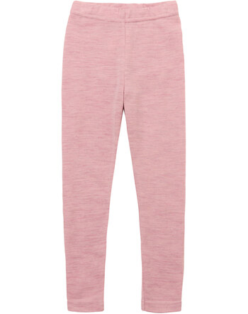 Engel Kinder-Leggings aus 100% Schurwolle - Rosenholz Melange