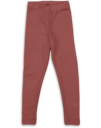 Engel Kinder-Leggings aus Wolle/Seide - Kupfer