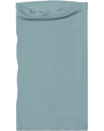 Engel Kinder-Schlauchschal/Loop aus Wolle/Seide - Bergblau