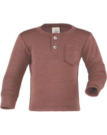 Engel Shirt long sleeve wool/silk copper