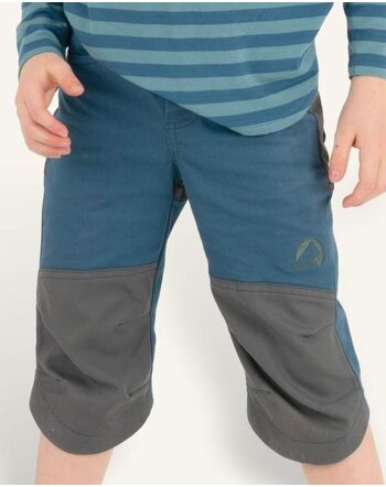 Finkid 5-Pocket-Bermuda mit Knie-Besatz KULTA CANVAS - Ocean