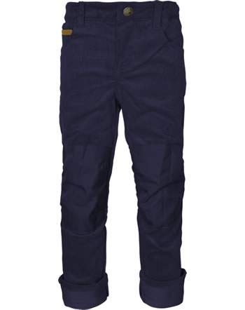 Finkid 5-Pocket Corduroy Pants with Knee Facing KUUSI navy