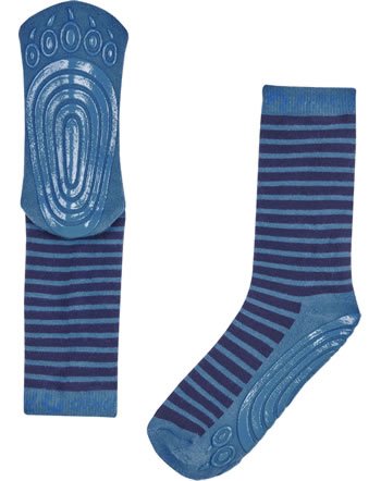 Finkid Basic Striped Gripsocks TAPSUT real teal/navy1652007-170100