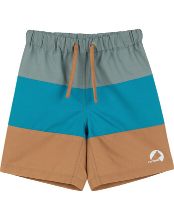 Finkid Swim Shorts UIMARI EKO with UPF 50+ - Green Bay/Almond