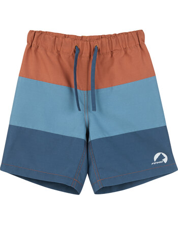 Finkid Swim Shorts UIMARI EKO with UPF 50+ - Rust/Denim